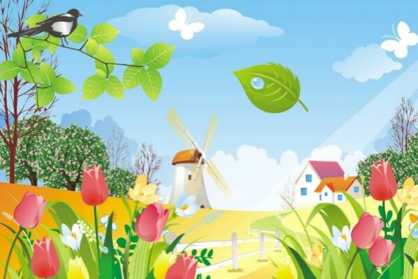 Балаларға арналған көктем туралы суреттер