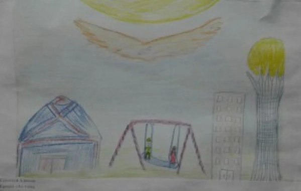 балабақша, қазақстан туралы сурет салу, туған жер туралы сурет салу, туған жер, қазақстан